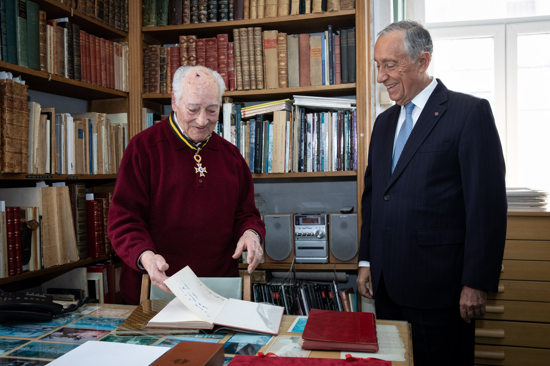 Presidente da República homenageou o mais antigo alfarrabista de ...